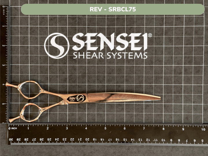 SENSEI REV BASIC CURVED SHEAR - LEFTY GROOMING