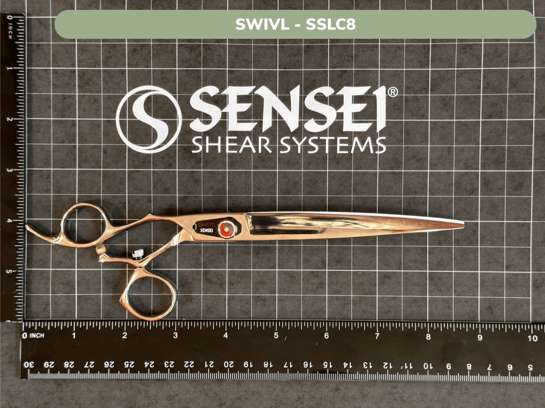 SENSEI SWIVL - CURVED ROTATING HANDLE SHEAR - LEFTY GROOMING