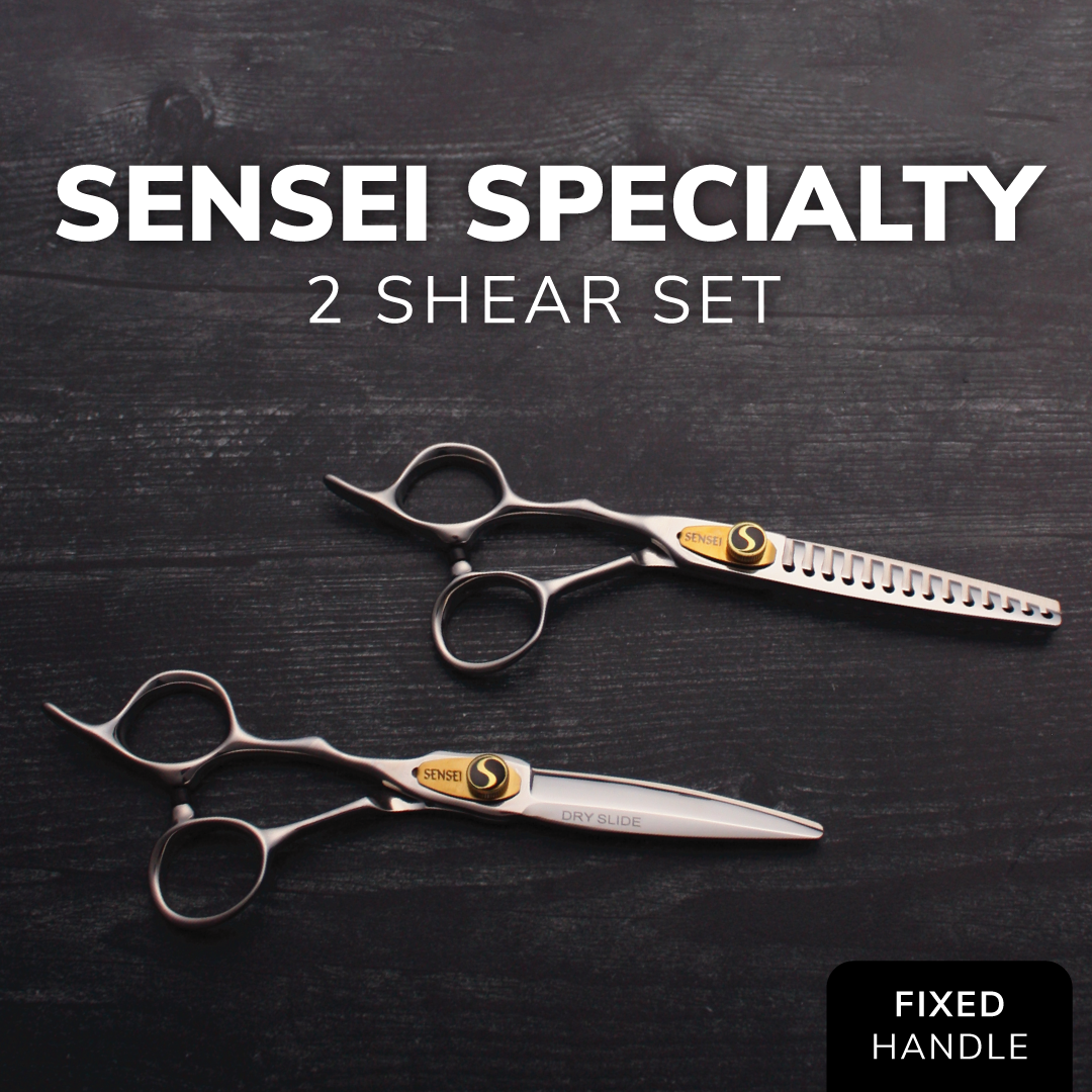 Sensei Specialty Shear Set - Fixed Handle LEFT Handed