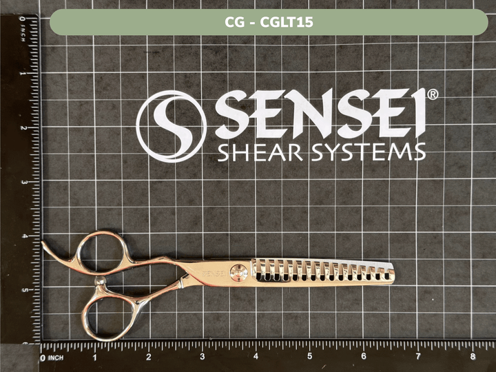 SENSEI CG 15 TOOTH CLASSIC TEXTURE SHEAR - LEFTY