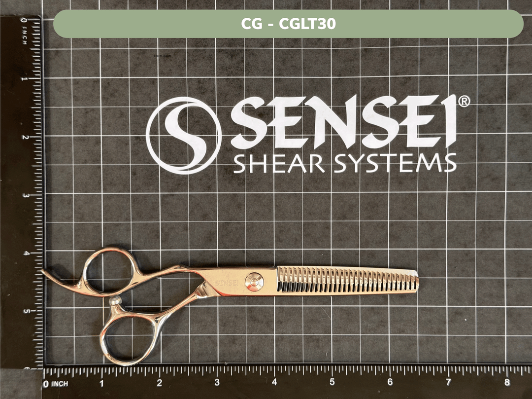 SENSEI CG 30 TOOTH CLASSIC THINNING-BLENDING SHEAR - LEFTY