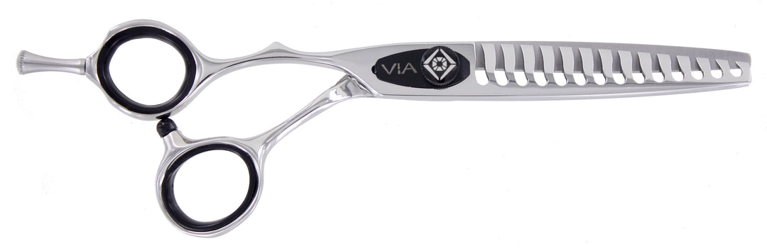 VIA By SENSEI Classic 14 Tooth PointCut Texture Shear - Left Handed