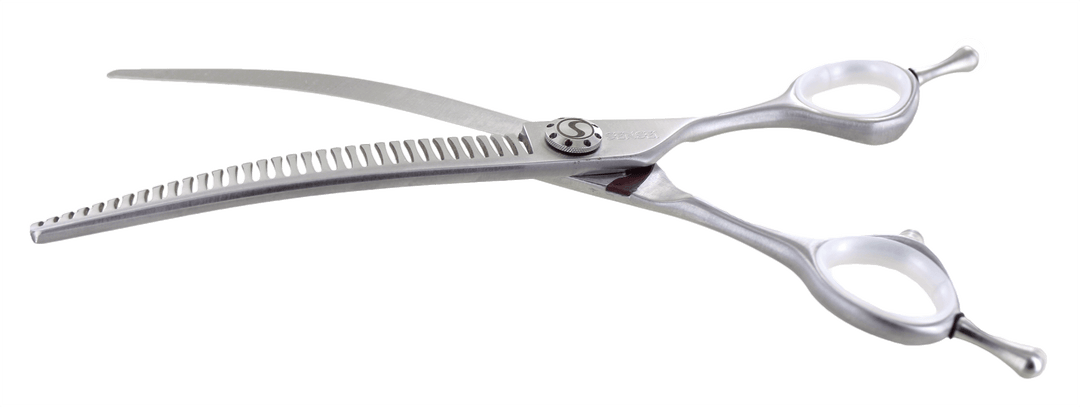 Curved thinning shears deals