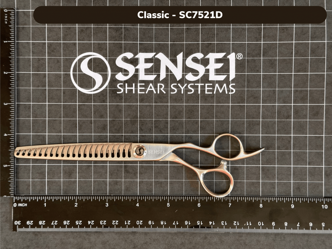 CLASSIC DOUBLE DELUXE 21 TOOTH SPEED-CHUNK BLENDING SHEAR