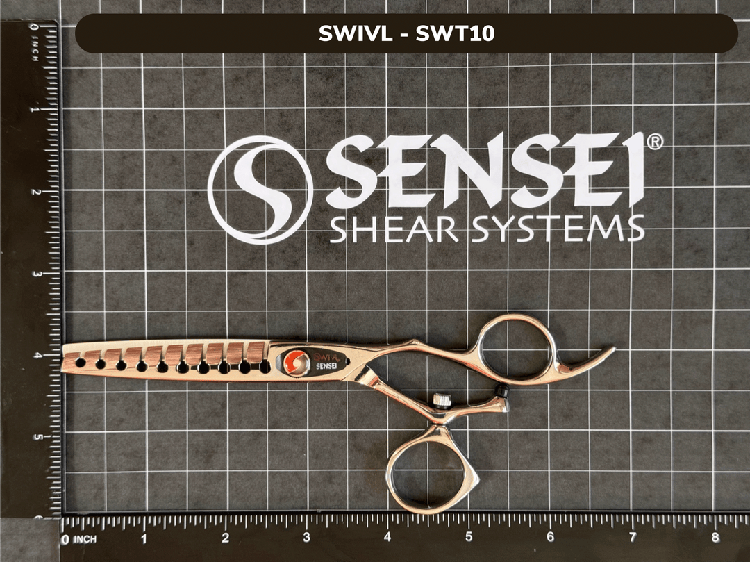 SENSEI SWIVL 10 TOOTH POINT CUT TEXTURE™ SHEAR