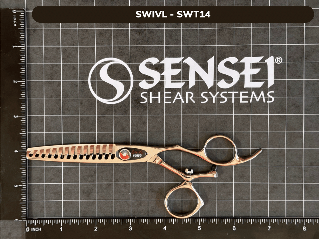 SENSEI SWIVL 14 TOOTH POINT CUT SHEAR