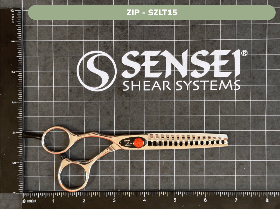 SENSEI ZIP 15 TOOTH LEFT-HANDED TEXTURE SHEAR