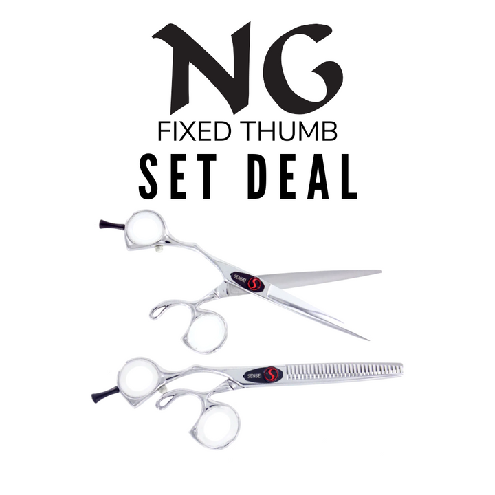 NG neutral grip hairdressing shear set left handed