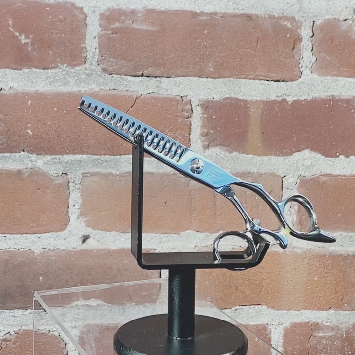 Fit hairdressing shear 17 tooth video