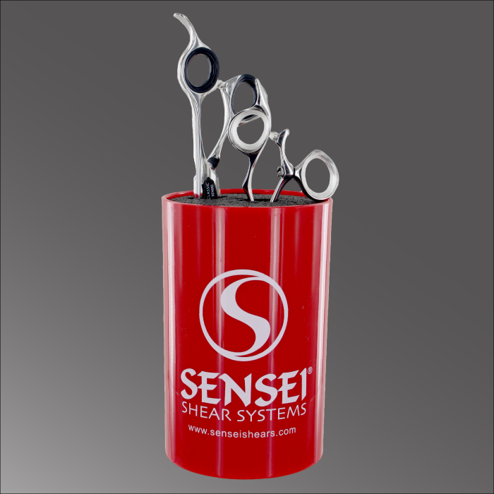 Scissor Station, counter top shear stand