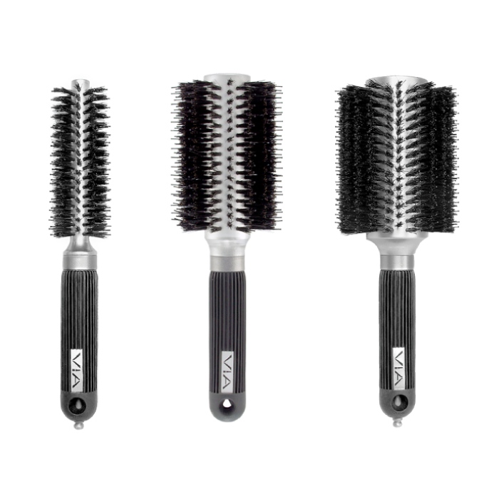 VIA Round Boar Brushes