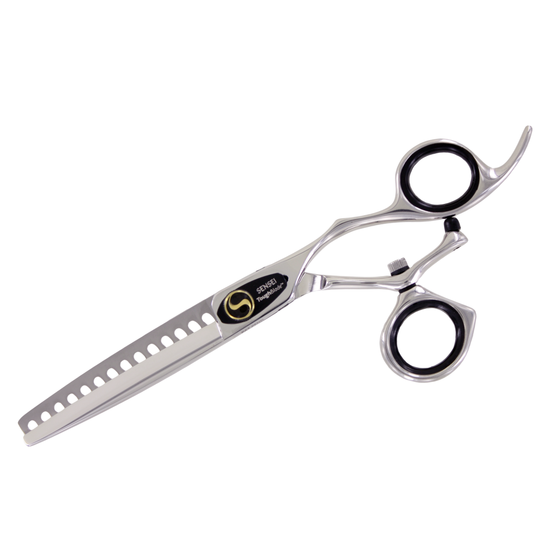 Swivl Toughblade 14 Tooth Reverse/Euro Point Cut Texture Shear hairdressing shear